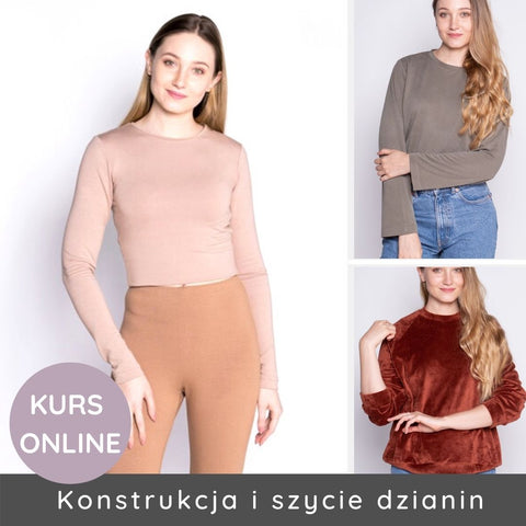 Kurs konstrukcji dzianin online dla początkujących