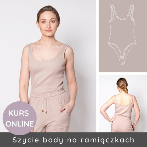 Kurs online szycia body na ramiączkach