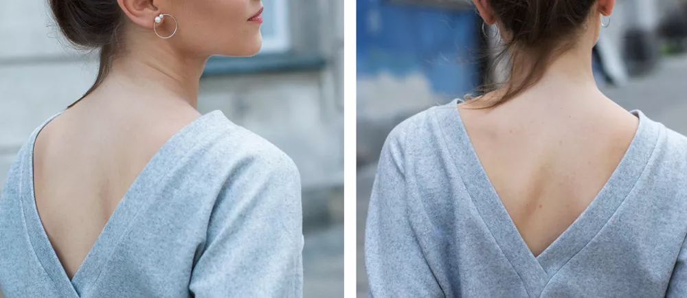Zachwycasz się na Instagramie bluzami i swetrami z głębokim wycięciem na plecach? Zobacz ten wpis, zainspiruj się i uszyj samodzielnie takie ubranie.